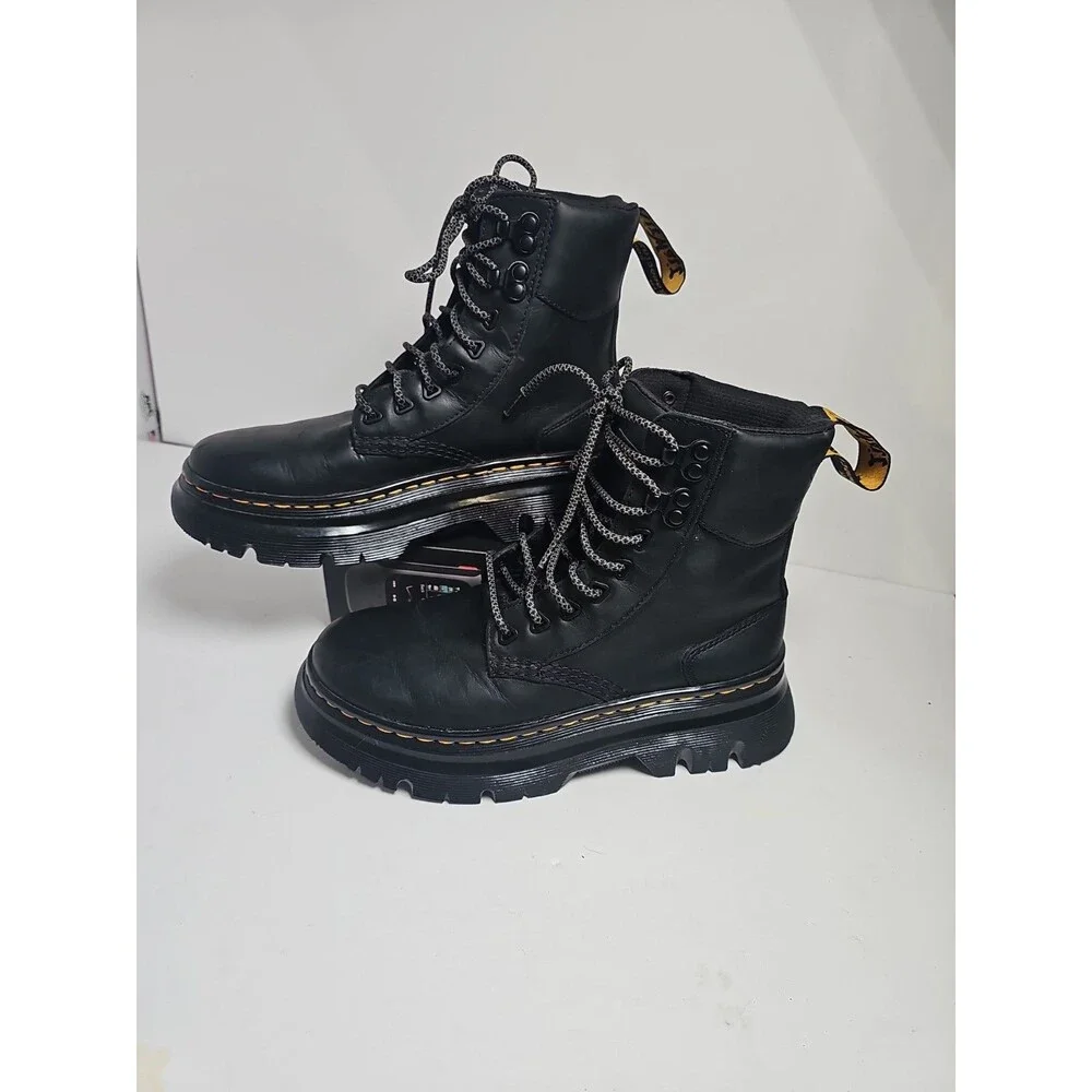 SEMI-NEW Dr. Martens Us Men 5/us Ladys Sz 6 Hiking Boots  BLACK